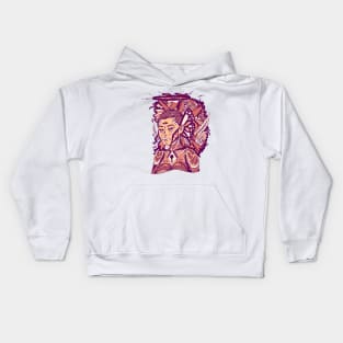 Peach Jupiter Cries Kids Hoodie